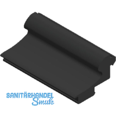 Dichtung AL-EPDM-B, Glasst�rke 8, 10 und 12 mm, Kunststoff schwarz