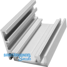 Basisprofil 41AL-Frame-D silber eloxiert Basisprofil 41AL-Frame-D silber eloxiert