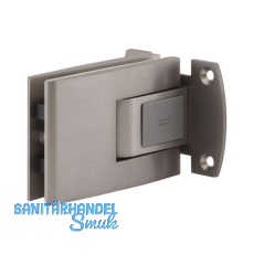 Pendelt�rbeschlag Tensor Glas-Wand, Feststellpunkt 90�, Edelstahl-Effekt