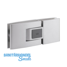 Pendeltürbeschlag Tensor Glas-Glas, Feststellpunkt 90°,Aluminium silber eloxiert Pendeltürbeschlag Tensor Glas-Glas, Feststellpunkt 90°,Aluminium silber eloxiert
