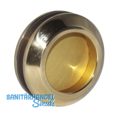 KWS Schiebet�rmuschelpaar 5250 rund, Glasst�rke 8 - 13 mm, Messing poliert