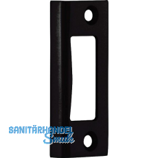 Winkelschlie�blech 10.401, Falztiefe 24 mm, Aluminium schwarz matt