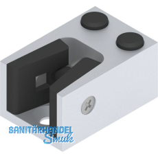 HELM Anschlagpuffer unten Glas 8-12,76 mm Aluminium silber