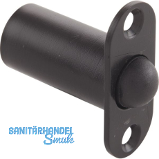 Türschnapper mit Rundfalle, Kunststoff schwarz (12.305) Türschnapper mit Rundfalle, Kunststoff schwarz (12.305)