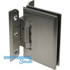 Pendelt�rbeschlag Chalet-PT Glas-Wand m. Feststell. 90�, Edelstahl-Effekt