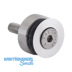 Glaspunkthalter Senk 30, 8 - 20 mm Glas, Edelstahl/Aluminium