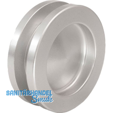 Muschelgriffpaar rund � 65mm, f�r TS 8-10 / 38-45mm, Aluminium silber eloxiert