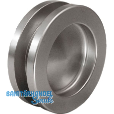 Muschelgriffpaar rund � 65mm, f�r TS 8-10 / 38-45mm, Aluminium Edelstahl Effekt