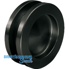 Muschelgriffpaar rund � 65mm, f�r TS 8-10 / 38-45mm, Aluminium schwarz matt