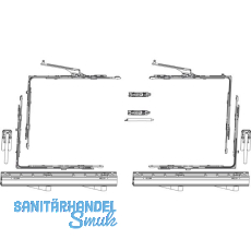 MACO SKB-Z Grundkarton, Schema A, 200 kg, Versatz 9 mm, links, silber (455512) MACO SKB-Z Grundkarton, Schema A, 200 kg, Versatz 9 mm, links, silber (455512)