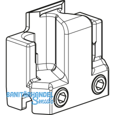 GU-966/200 Steuerteil, Zinkdruckguss silberf�rbig