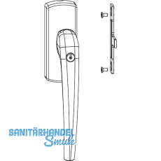 MACO SKB-Z Drehgriff sperrbar für Aufsatzgetriebe, links, Alu bronze eloxiert MACO SKB-Z Drehgriff sperrbar für Aufsatzgetriebe, links, Alu bronze eloxiert