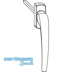 MACO SKB-Z Drehgriff innen, VK 8x40 mm, Aluminium bronze eloxiert