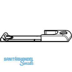 GU Schlie�platte, Eurofalz 18x8mm, Falzluft 12 mm, 9V, Zink silber