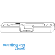 MACO PAS Spaltl�ftungsschlie�teil Falzluft 12 mm Eurofalz 24 mm 13V links