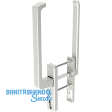 GU-966 PSK mZ Drehgriffgarnitur DIRIGENT innen/außen flach, mit PZ, silber GU-966 PSK mZ Drehgriffgarnitur DIRIGENT innen/außen flach, mit PZ, silber