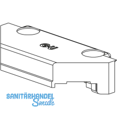 GU-966 PSK Rastplatte für PVC, PROFINE 76 MD, Zink silber GU-966 PSK Rastplatte für PVC, PROFINE 76 MD, Zink silber