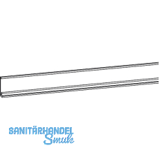 GU-966/200 Laufschiene unten P 1213, Aluminium silber eloxiert, L=2460 mm GU-966/200 Laufschiene unten P 1213, Aluminium silber eloxiert, L=2460 mm