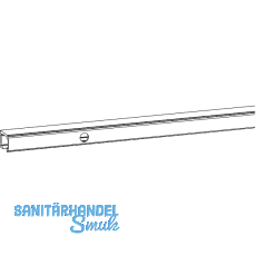 GU-966 Führungsschiene oben P1225, Aluminium silber eloxiert, L=3460 mm GU-966 Führungsschiene oben P1225, Aluminium silber eloxiert, L=3460 mm