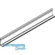 DORMA-Glas Muto 80 Abdeckprofil auf Maß Aluminium silber eloxiert DORMA-Glas Muto 80 Abdeckprofil auf Maß Aluminium silber eloxiert