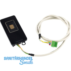 KFV Fingerscanner mit Dekorelement inkl. 1 m Kabel, schwarz