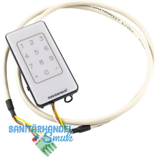 KFV Keypad mit Dekorelement inkl. 1 m Kabel, signalgrau