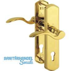 SH-Dr�ckergarnitur M�NCHEN - auf Schild PZ92, links, -80, ohne Kzs., Messing PVD