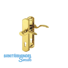 SH-Dr�ckergarnitur M�NCHEN auf Schild PZ88, links, 77-82, ohne Kzs., Messing PVD