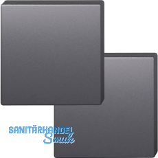 FSB Blindrosette quadratisch 12 1704 00000 ASL, Aluminium schwarz matt