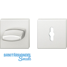 FSB WC Rosette 12 1704 00088 ASL, R/8 mm, ohne Schauscheibe, Aluminium silber