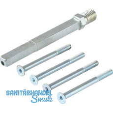 Wechselstiftset Vierkantstift 8/8,5 abgesetzt 110 mm, Stahl verzinkt Wechselstiftset Vierkantstift 8/8,5 abgesetzt 110 mm, Stahl verzinkt