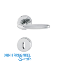 HOPPE Dr�ckergarnitur ROISSY - auf Rosette BB, Messing verchromt