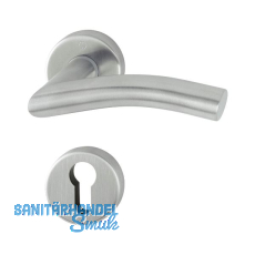 HOPPE Drückergarnitur ANTWERPEN - auf Rosette PZ, 37 - 42, Edelstahl matt HOPPE Drückergarnitur ANTWERPEN - auf Rosette PZ, 37 - 42, Edelstahl matt