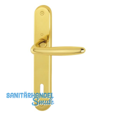 HOPPE Dr�ckergarnitur ROISSY - auf Schild BB 90, Messing poliert lackiert