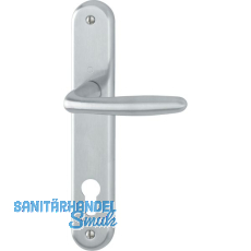 HOPPE Dr�ckergarnitur ROISSY - auf Schild PZ 88, 35 - 54, Messing verchromt matt