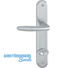 HOPPE Dr�ckergarnitur ROISSY - auf Schild WC 90, Links, Messing verchromt matt