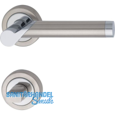 MARCHESI Dr�ckergarnitur ODIN - auf Rosette WC, verchromt/Edelstahl matt