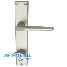 Dr�ckergarnitur WG 2000 - auf Schild WC 90, 38 - 43, Neusilber eloxiert