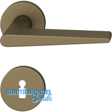 FSB Drückergarnitur 12 1005 ASL auf Rosette BB, Aluminium mittelbronzefarbig FSB Drückergarnitur 12 1005 ASL auf Rosette BB, Aluminium mittelbronzefarbig