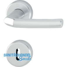 Dr�ckergarnitur BIRMINGHAM - auf Rosette BB, 37 - 42, silber eloxiert