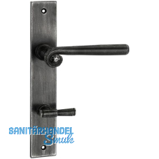 SCH�RGHOFER Dr�ckergarnitur AIST - auf Schild WC 90, verzinkt alt geb�rstet