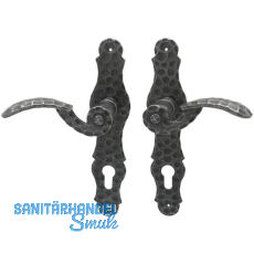 HALC� Dr�ckergarnitur SILL - auf Schild PZ 88 , verzinkt schwarz passiviert