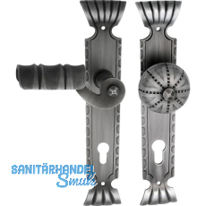 SCH�SSWENDER Wechselgarnitur TYROL - auf Schild PZ 88, Links, schwarz passiviert