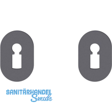 FSB Kleberosette 15 1721 BB, Aluminium schwarz matt