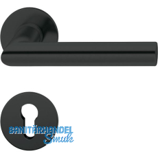 FSB Drückergarnitur 10 1076 flächenbündig PZ, 38 - 42, schwarz matt FSB Drückergarnitur 10 1076 flächenbündig PZ, 38 - 42, schwarz matt