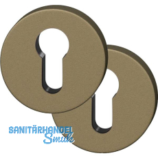 FSB Zylinderrosette rund 12 1735 00010 ASL, Aluminium mittelbronzefarbig