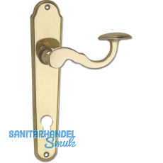 MARCHESI FH Dr�ckergarnitur POSTHORN - auf Schild PZ 88, Messing poliert