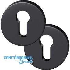 FSB Zylinderrosette rund 12 1735 00010 ASL, Aluminium schwarz matt FSB Zylinderrosette rund 12 1735 00010 ASL, Aluminium schwarz matt