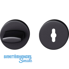 FSB WC Rosette 17 1735 00088 ASL, R/7 mm, ohne Schauscheibe, Aluminium schwarz