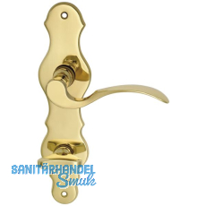 MARCHESI FH Dr�ckergarnitur L�FFELFORM - auf Schild WC 90, Messing poliert